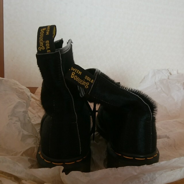 Dr.Martens - ドクターマーチン ポニーファー素材 8ホールブーツ