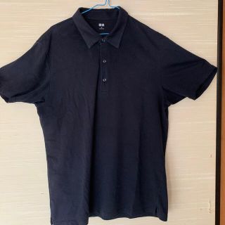 ユニクロ(UNIQLO)のユニクロ　XL メンズポロシャツ　半袖　紺色(ポロシャツ)