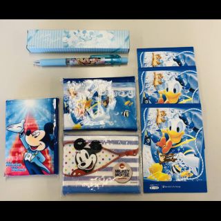 ディズニー(Disney)のディズニー グッズ ポケットティッシュ ボールペン メモ帳 セット 非売品(ノベルティグッズ)