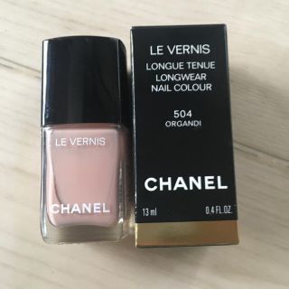 シャネル(CHANEL)のシャネル ヴェルニ ロング トゥニュ 504 オーガンディ 13ml(マニキュア)