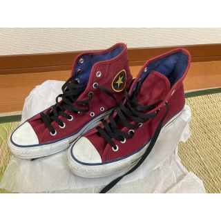 コンバース(CONVERSE)のコンバース　ハイカット　ワインレッド　27.5cm(スニーカー)