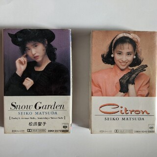 ソニー(SONY)の松田聖子カセットテープ。Citron＆Snow Garden(ミュージック)