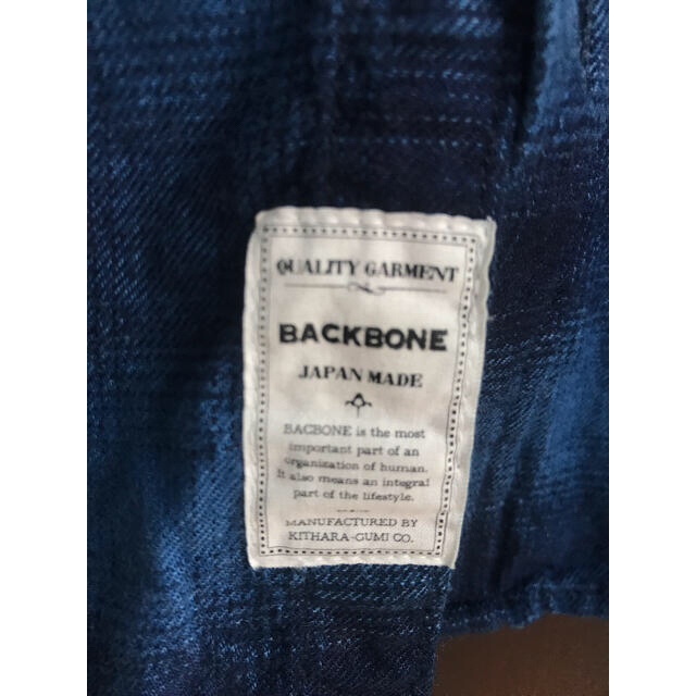 BACKBONE(バックボーン)のバックボーン BACK BONE チェック ネルシャツ M メンズのトップス(シャツ)の商品写真