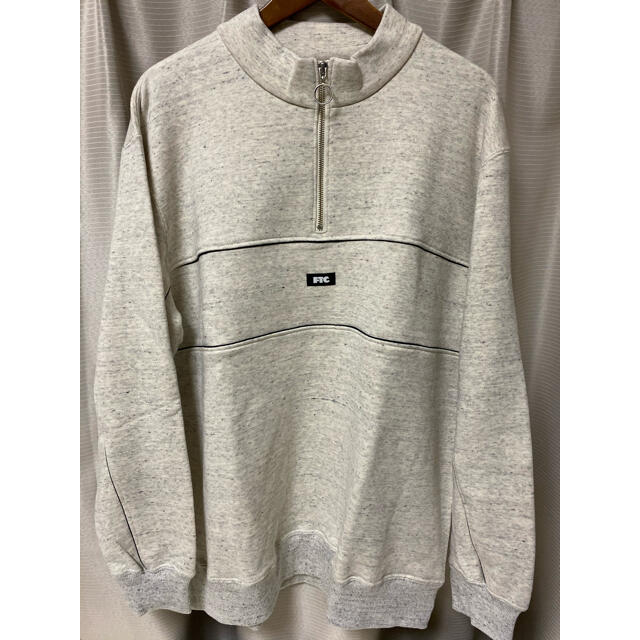 FTC PIPING HALF ZIP SWEATSHIRT ASH XLメンズ