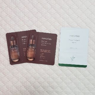 イニスフリー(Innisfree)のイニスフリー　試供品　ブラックティーユースセラム　グリーンティーシードセラムN(サンプル/トライアルキット)