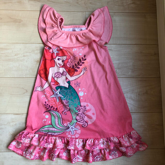 ディズニー　プリンセス　アリエル　ワンピース キッズ/ベビー/マタニティのキッズ服女の子用(90cm~)(ワンピース)の商品写真