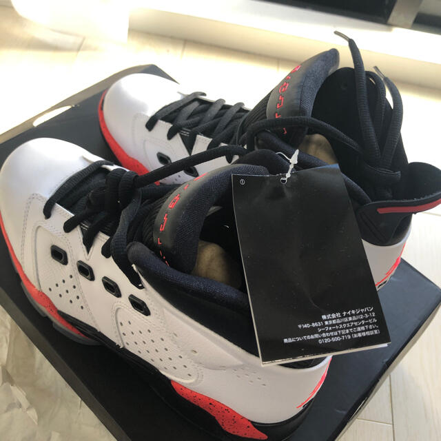 NIKE - エアジョーダンAIR JORDAN 6-17-23 WHITE/INFRAREDの通販 by