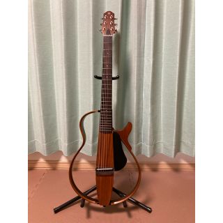 ヤマハ(ヤマハ)の美品 YAMAHA サイレントギター SLG200S NT 付属品付き・清掃済み(アコースティックギター)