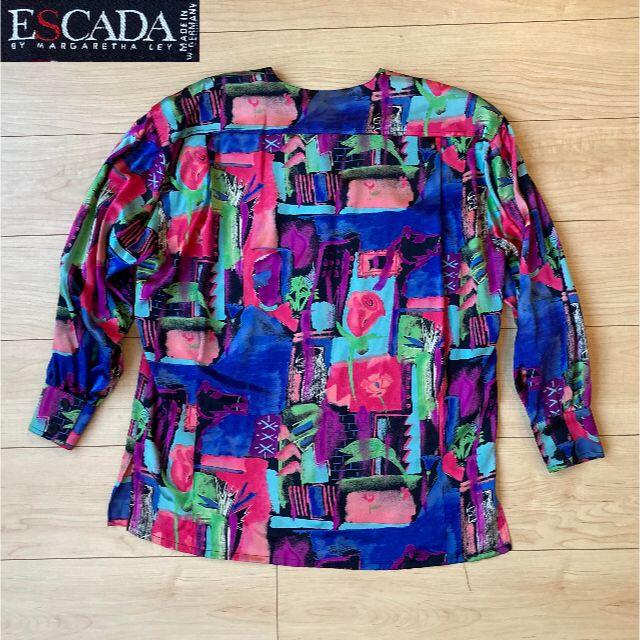 トップス ESCADA シャツ 柄シャツ 38 (ゆったりMサイズ位)の通販 by ...