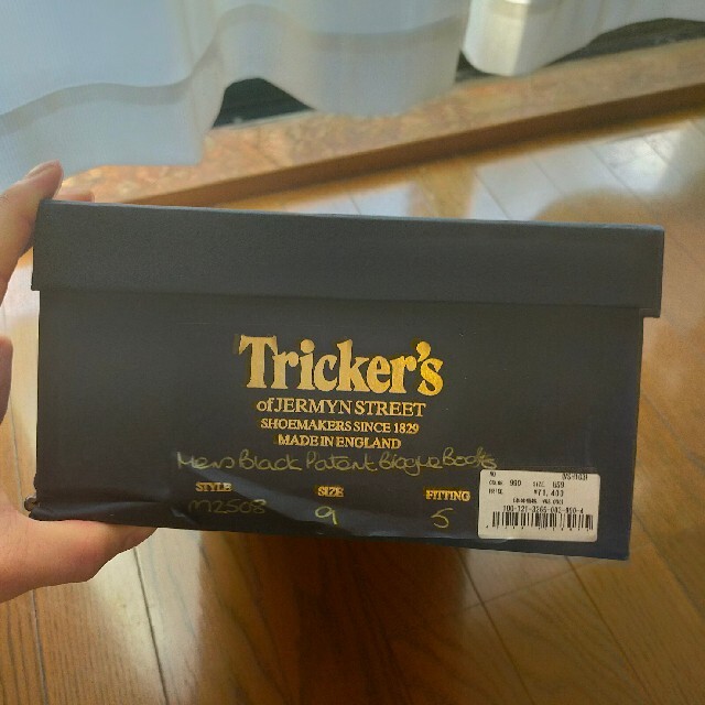 Tricker's×VANQUISH　エナメルブーツメンズ