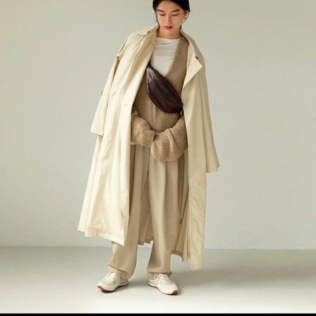 TODAYFUL Tuck Over Trenchcoat サイズ36エクリュ-