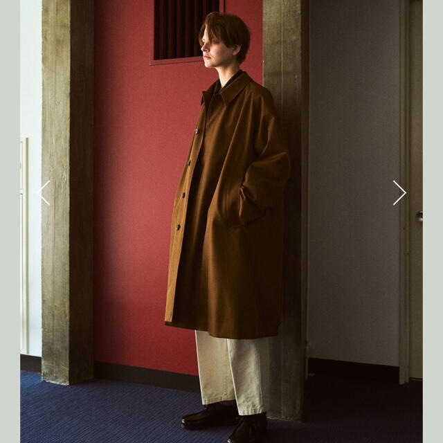 1LDK SELECT(ワンエルディーケーセレクト)のKAPTAIN SUNSHINE WalkerCoat 40BROWNKHAKI メンズのジャケット/アウター(ステンカラーコート)の商品写真