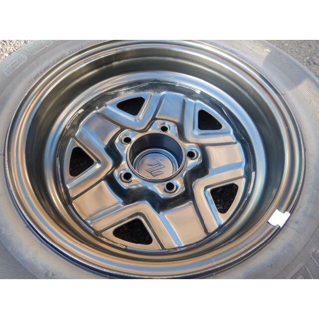 ジムニー純正スチールホイール 1本 背面タイヤ 新車外しの通販 ジムニー純正スチールホイール 1本 背面タイヤ 新車外しの通販