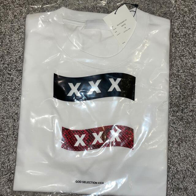 週末値引】ゴッドセレクション パイソンBOXロゴTシャツ ホワイトの通販