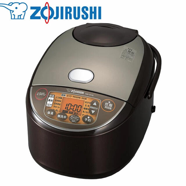 ZOJIRUSHI 象印 IH 炊飯器1.8L1升NW-VH18-TAブラウン