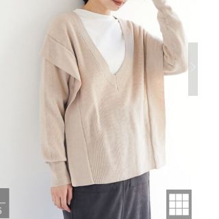 ショコラフィネローブ(chocol raffine robe)の くるみ様用 Vネックニット プルオーバー ＆レギンス(ニット/セーター)