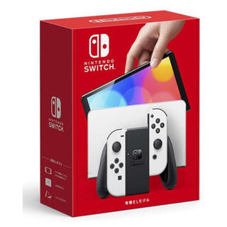 ニンテンドースイッチ(Nintendo Switch)のNintendo Switch 有機ELモデルホワイト　未開封　新品(家庭用ゲーム機本体)