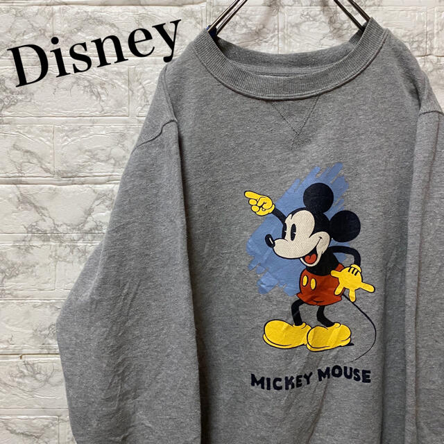 TULTEX Disney ミッキー　スウェット　ブラック　Lサイズ