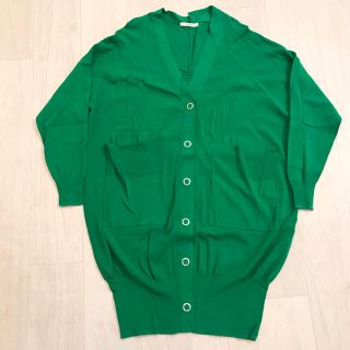 未使用品❗️エンフォルド ランダムテレコ5部袖Tシャツ ダークグリーン