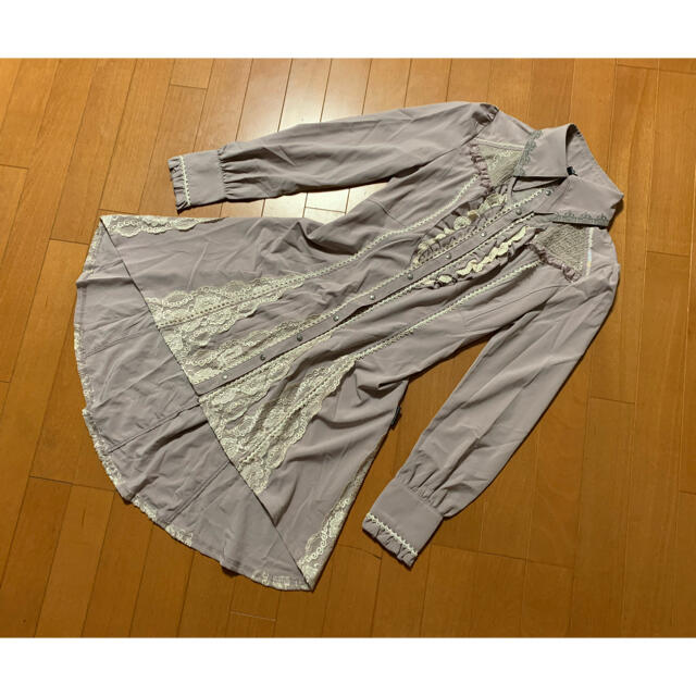ozz croce 薔薇刺繍入り 長袖カットソー & スカート オッズオン-