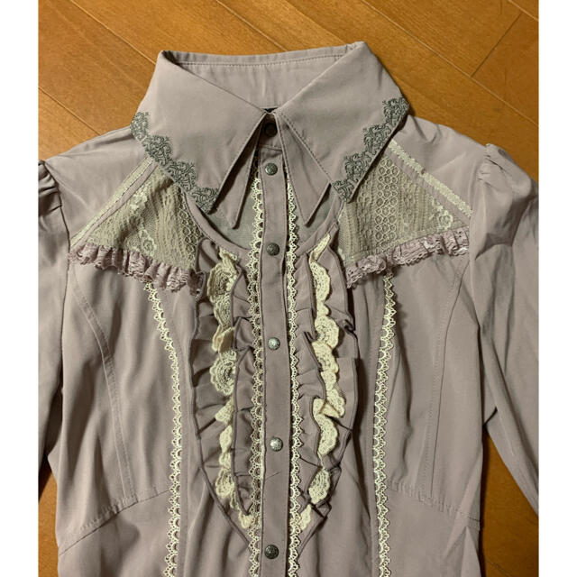 ozz croce 薔薇刺繍入り 長袖カットソー & スカート オッズオン-
