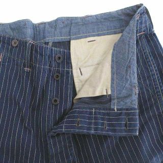 RRL ラルフローレン デニムパンツ ストライプ ジーンズ W36 L32 青