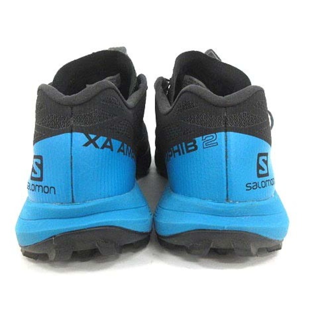 SALOMON(サロモン)のサロモン S/LAB スニーカー トレイルランニングシューズ UK9.5 黒 青 メンズの靴/シューズ(スニーカー)の商品写真