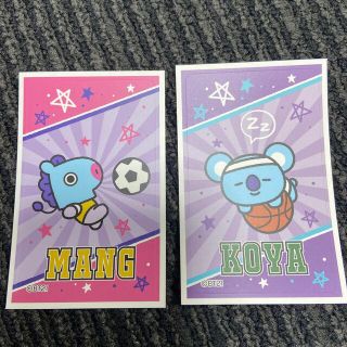 ボウダンショウネンダン(防弾少年団(BTS))のbt21デコステッカー　MANGとKOYA(キャラクターグッズ)