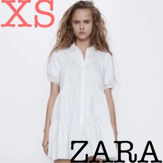 ザラ(ZARA)のZARA ザラ　フレアーワンピース(ひざ丈ワンピース)