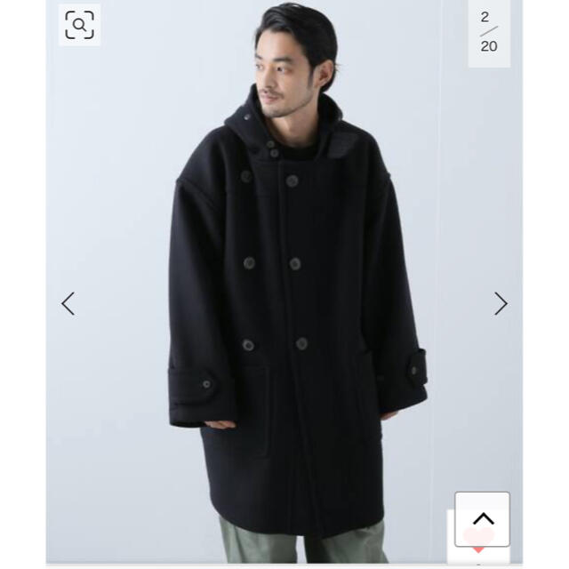 COMOLI(コモリ)のHERILL ヘリル　BLACKSHEEP DUFFLE COAT 新品未使用 メンズのジャケット/アウター(ダッフルコート)の商品写真