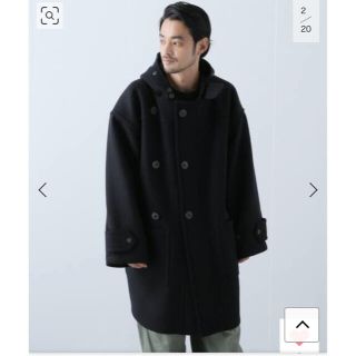 コモリ(COMOLI)のHERILL ヘリル　BLACKSHEEP DUFFLE COAT 新品未使用(ダッフルコート)