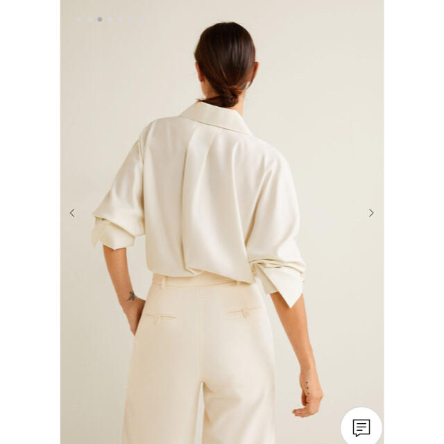 MANGO(マンゴ)のMango Oversize soft shirt レディースのトップス(シャツ/ブラウス(長袖/七分))の商品写真