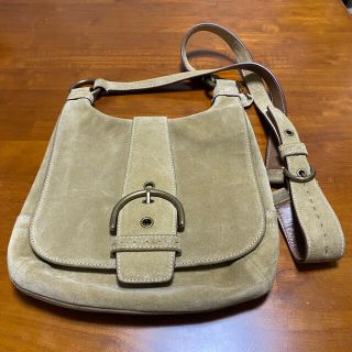 コーチ(COACH)のCOACH スウェードショルダーバッグ(ショルダーバッグ)