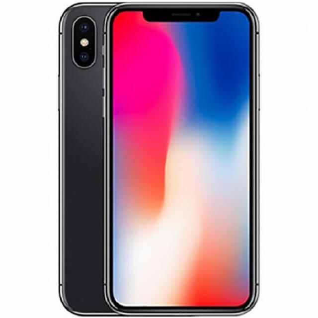 【値下】iPhone X 本体 256GB スペースグレイスマホ/家電/カメラ