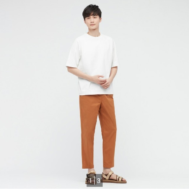 UNIQLO(ユニクロ)のUNIQLO　ラグランスリーブTシャツ（ホワイト） メンズのトップス(Tシャツ/カットソー(半袖/袖なし))の商品写真