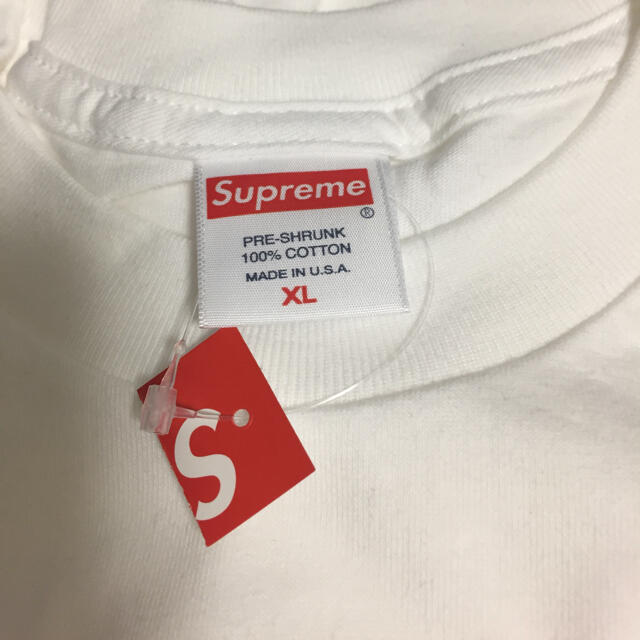 supreme box logo l/s tee XL ロンT