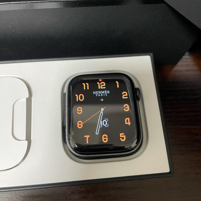 Apple Watch - Apple Watch 5 エルメスHERMES スペースブラック ...