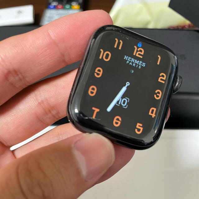 Apple Watch - Apple Watch 5 エルメスHERMES スペースブラック