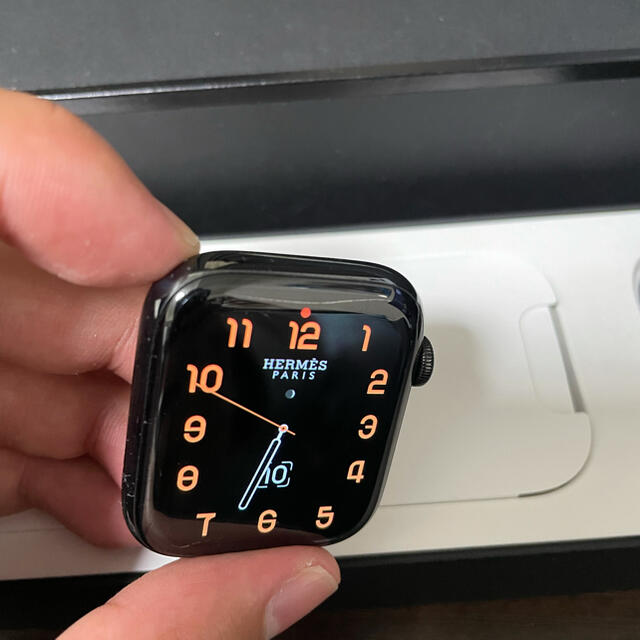 Apple Watch - Apple Watch 5 エルメスHERMES スペースブラック ...