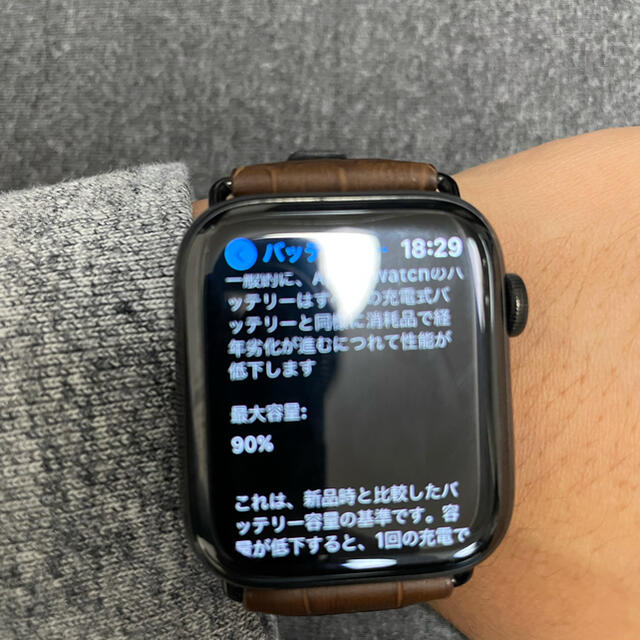 Apple Watch - Apple Watch 5 エルメスHERMES スペースブラック