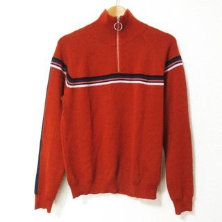 ポールスミス(Paul Smith)のPAUL SMITH 美品 ニット セーター 長袖 ハーフジップ ライン M(ニット/セーター)