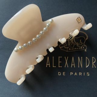 アレクサンドルドゥパリ(Alexandre de Paris)のアレクサンドル　ドゥ パリ　クリップ ブラック(バレッタ/ヘアクリップ)