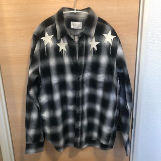 エルエイチピー(LHP)の値下げ　LHP スターチェック ロングシャツ　M  (シャツ)