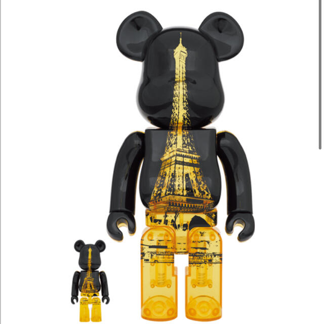 フィギュアBE@RBRICK EIFFEL TOWER GOLD 400% + 100%