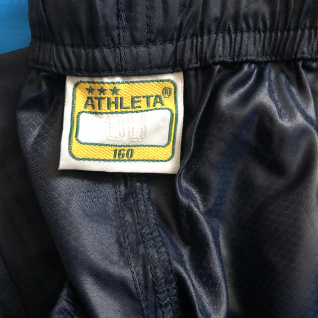 ATHLETA(アスレタ)の新品　アスレタ Jr. ピステ　上下　160 ブルー／ネイビー スポーツ/アウトドアのサッカー/フットサル(ウェア)の商品写真