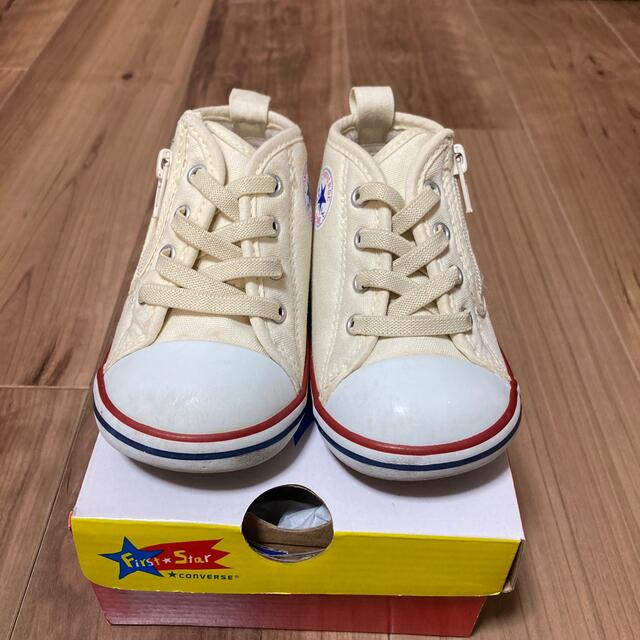 CONVERSE(コンバース)のコンバース 14cm ホワイト キッズ/ベビー/マタニティのベビー靴/シューズ(~14cm)(スニーカー)の商品写真