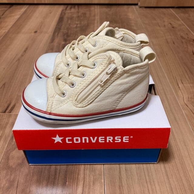 CONVERSE(コンバース)のコンバース 14cm ホワイト キッズ/ベビー/マタニティのベビー靴/シューズ(~14cm)(スニーカー)の商品写真