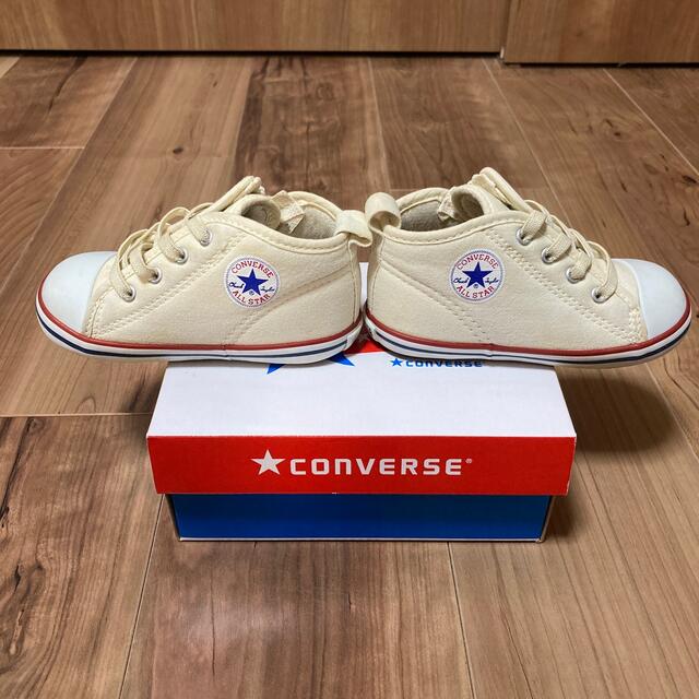 CONVERSE(コンバース)のコンバース 14cm ホワイト キッズ/ベビー/マタニティのベビー靴/シューズ(~14cm)(スニーカー)の商品写真