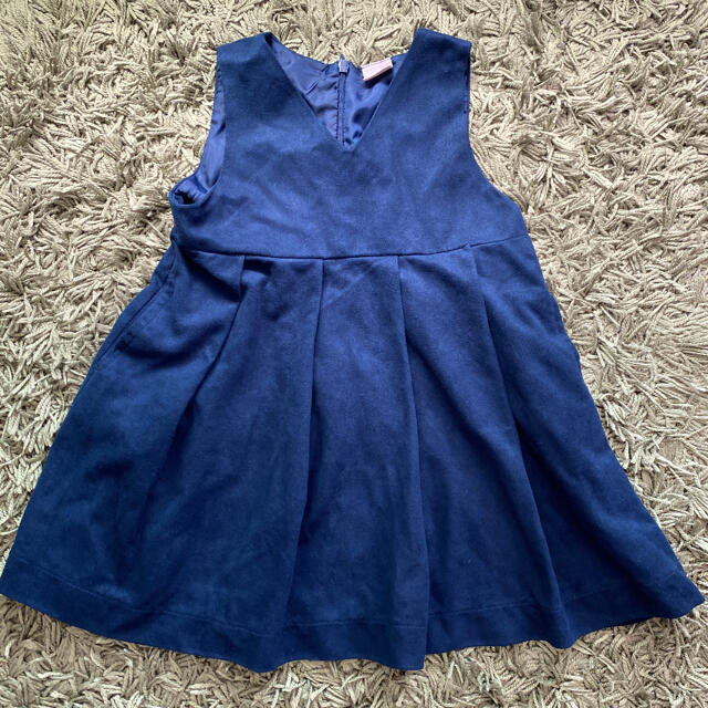 petit main(プティマイン)のpetit main ネイビーワンピース　90m キッズ/ベビー/マタニティのキッズ服女の子用(90cm~)(ワンピース)の商品写真