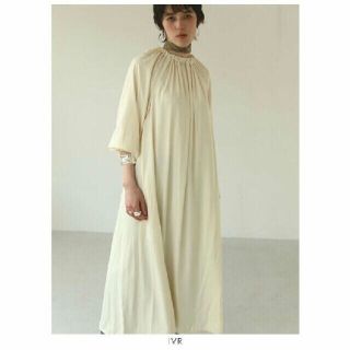 トゥデイフル(TODAYFUL)のtodayful neck gather dress(ロングワンピース/マキシワンピース)